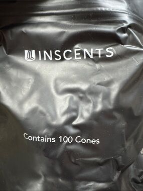 Black Incense Cones - Pack of 100 NEW